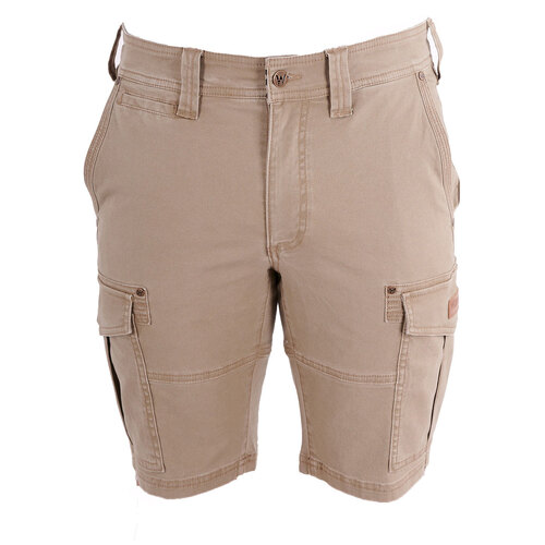 Wrangler Mens Connor Cargo Shorts (X3S1301994) Camel 30 [SD]