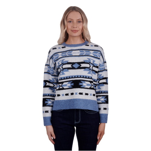 Wrangler Womens Gigi Knitted Pullover Jumper (X4W2517091) Blue 8