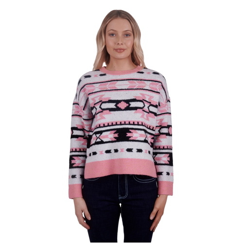 Wrangler Womens Gigi Knitted Pullover Jumper (X4W2517091) Pink 8
