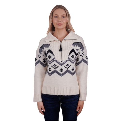 Wrangler Womens Lexie Knitted Pullover Jumper (X4W2518092) Cream 10