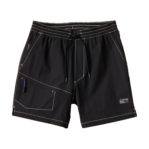 x/dmg Mens Stretch Waist Shorts (x20/SHORT) Black/White 30