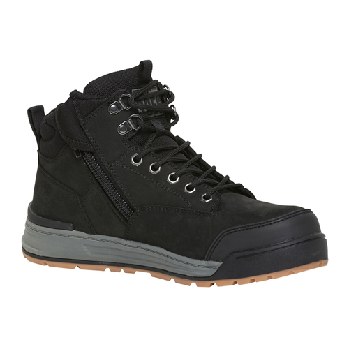 Hard Yakka Mens 3056 Side Zip Boot (Y60201) Black