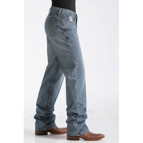 Cinch Mens White Label Straight Leg Jeans (MB92834003) Medium Wash 40x34"