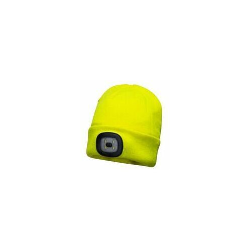 Portwest Hi Vis Rechargeable LED Beanie (B029YER) Yellow 