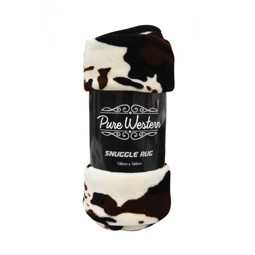 Pure Western Cow Pattern Snuggle Rug (PCP1910SNU) 