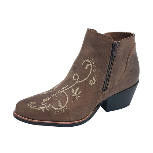 Pure Western Womens Odessa Boots (P4W28453) Aged Bark 8