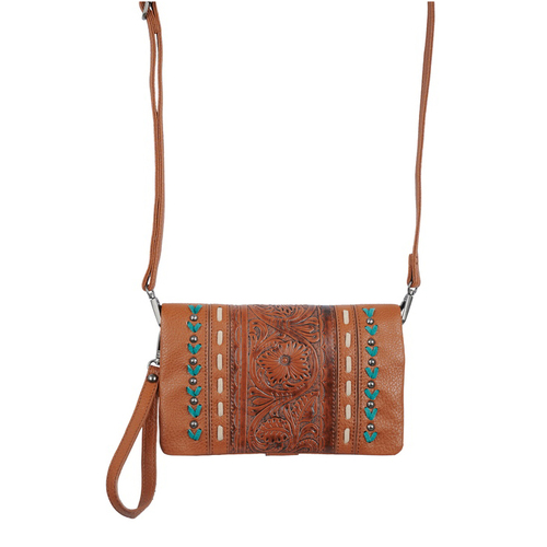 Pure Western Womens Gabby Wallet Bag (P4W2991BAG) Tan