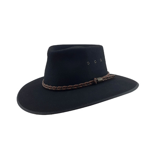 Statesman Countryman Fur Blend Hat (S0046220) Black 54