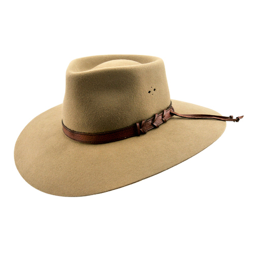Statesman Big Australian Fur Blend Hat (S0117592) Sand 54
