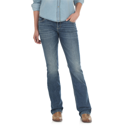 Buy Wrangler Womens Retro Mid Rise Bootcut Jeans Mae (09MWZDW34) Indigo  Online Australia