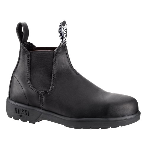 Rossi Mens Apollo Elastic Sided Safety Boots (701) Black 5