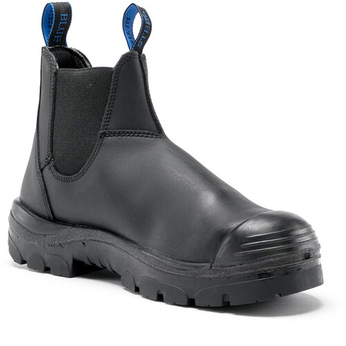 Steel Blue Mens Hobart Boots With Bump Cap (332101) Black 7