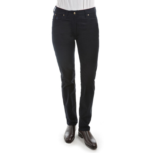 Thomas Cook Womens Stretch Moleskin Wonder Jeans Mid-Reg-Slim (TCP2228007) 32Leg Navy 8
