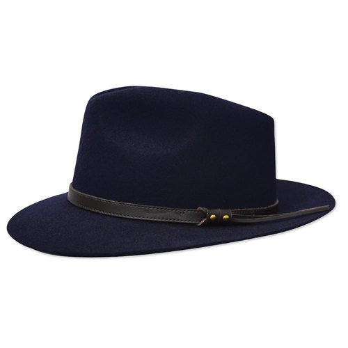 Thomas Cook Jagger Wool Felt Hat (TCP1916002) Dark Navy 56 [GD]