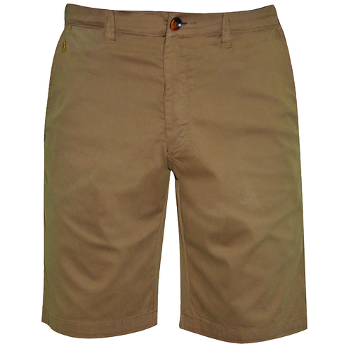 Thomas Cook Mens Tailored Fit Mossman Comfort Waist Shorts (TCP1306091) Camel 30