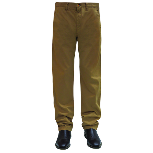 Thomas Cook Mens Tailored Fit Mossman Comfort Waist Trousers (TCP1209091) Camel 30