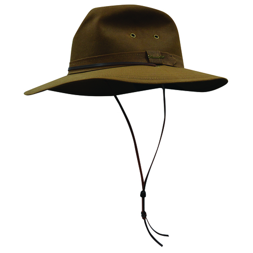Thomas Cook Wide Brim Oilskin Hat (TCP1921408) Camel S