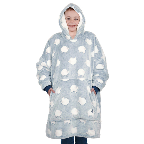 Thomas Cook Childrens Sheep Snuggle Hoodie (TCP7964SNU) Grey/Blue One Size