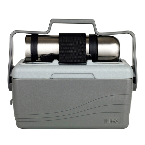 Thermos Lunch Lugger 6.6L with Flask 1L (5381DV100) Grey/Stainless
