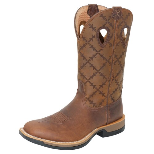 Twisted X Mens 12" Tech X1 Boots (TCMXW0016) Brown/Brown 8