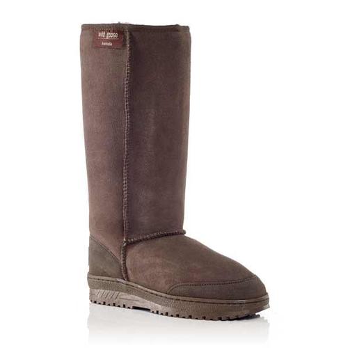 Wild Goose Premium Long Sheepskin Ugg Boots (UB-521) Chocolate 14M/16W