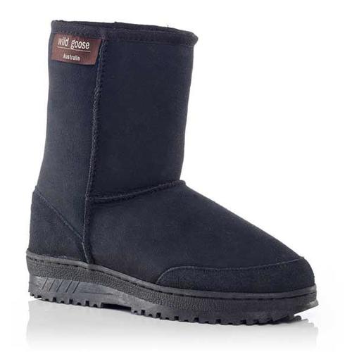 Wild Goose Premium Short Sheepskin Ugg Boots (UB-421) Black 14M/16W