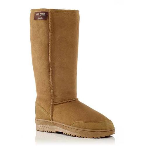Wild Goose Premium Long Sheepskin Ugg Boots (UB-521) Chestnut 14M/16W