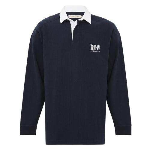 R.M.Williams Mens Classic Shoulder Rugby (KR200JE4502) Navy XS