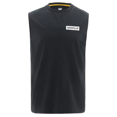 CAT Mens Icon Muscle Tee (1510493.016) Black XL [SD]