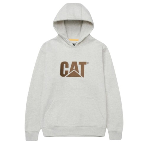 CAT Mens Trademark Hooded Sweatshirt (W10646) Cream Heather M [CW]