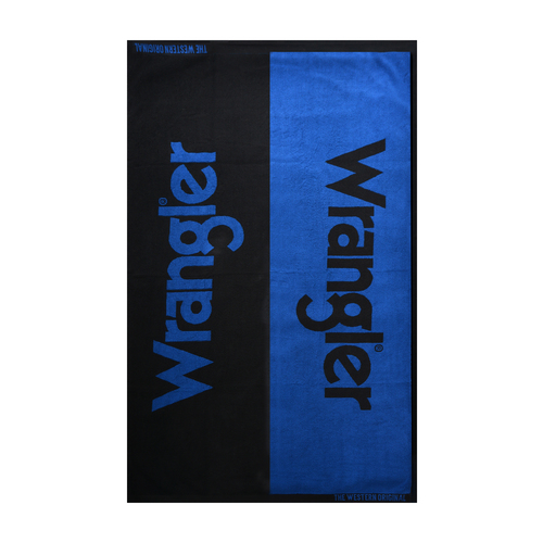 Wrangler Logo Towel (XCP1916TWL) Black/Cobalt