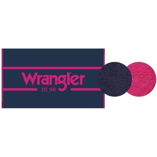 Wrangler Signature Towel (XCP1902TWL) Navy/Pink