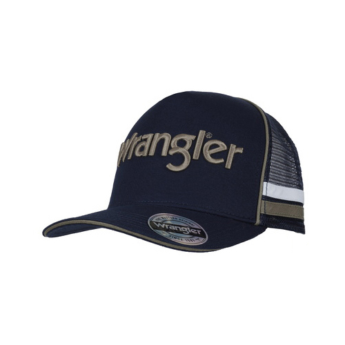 Wrangler Unisex Dan High Profile Trucker Cap (X4W1940CAP) Navy OSFM