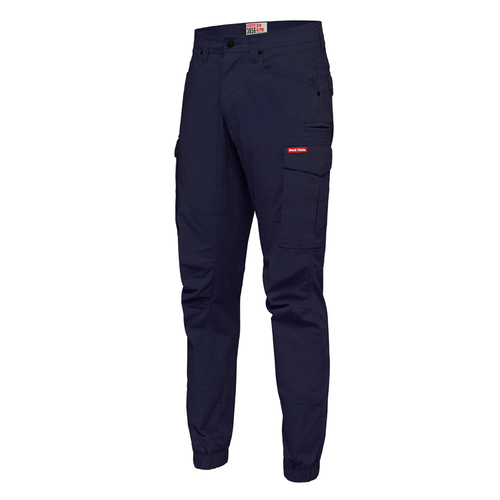 Hard Yakka Mens 3056 Stretch Ripstop Cargo Pants with Cuff (Y02340) Navy 97R  [GD]