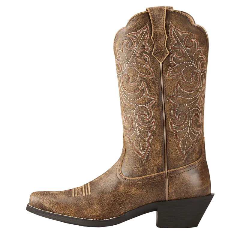 Ariat Womens Round Up Square Toe Western Boots (10021620) Vintage Bomber