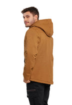 CAT Mens Hooded Sherpa Lined Jacket (1040041.11768) Bronze