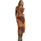 Wrangler Womens Maxi Dress (112382666) Brown