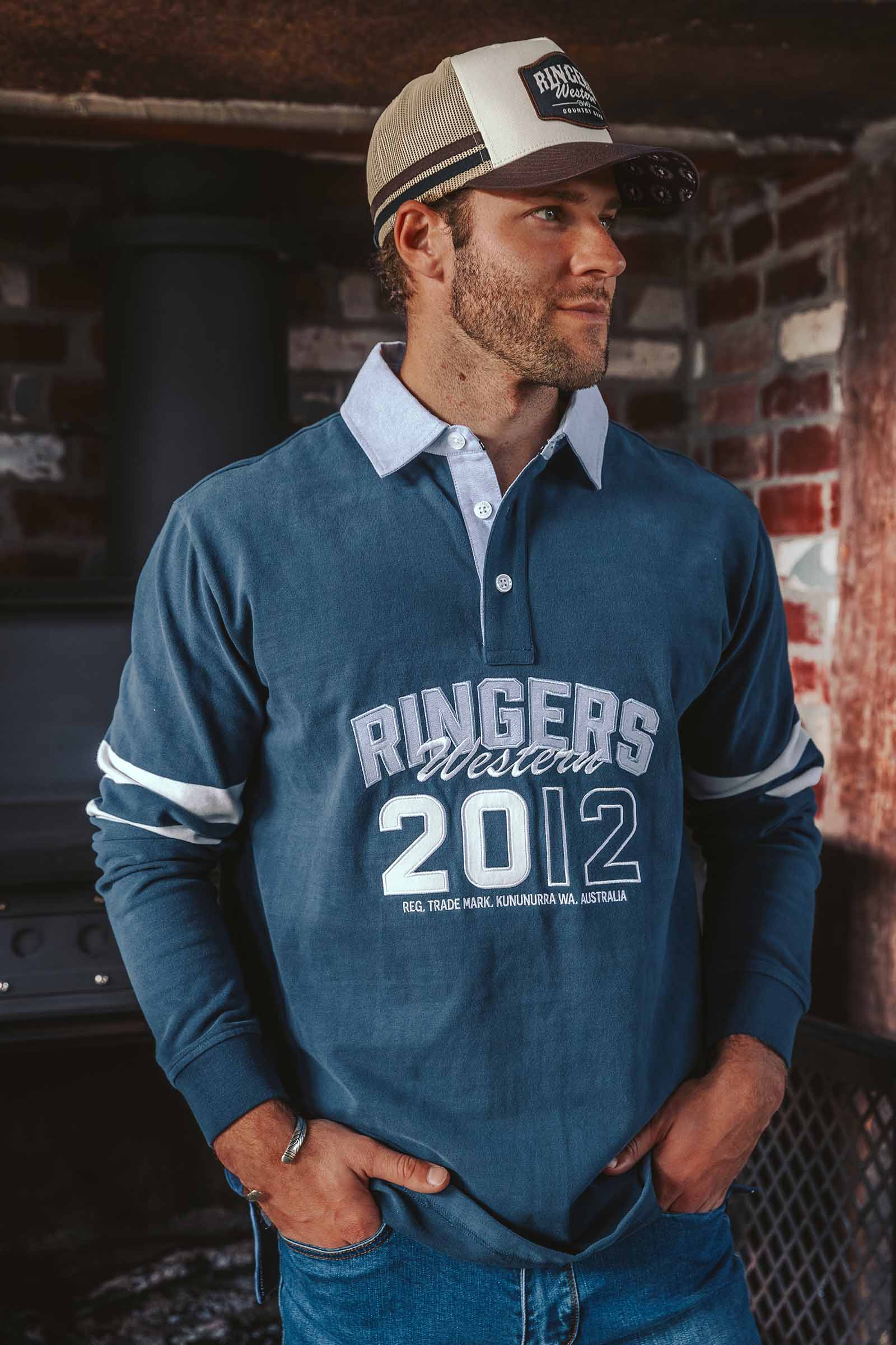 Ringers Western Mens Campus Rugby (125056RW) Navy