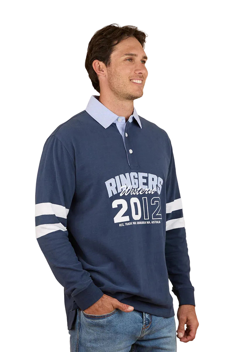Ringers Western Mens Campus Rugby (125056RW) Navy