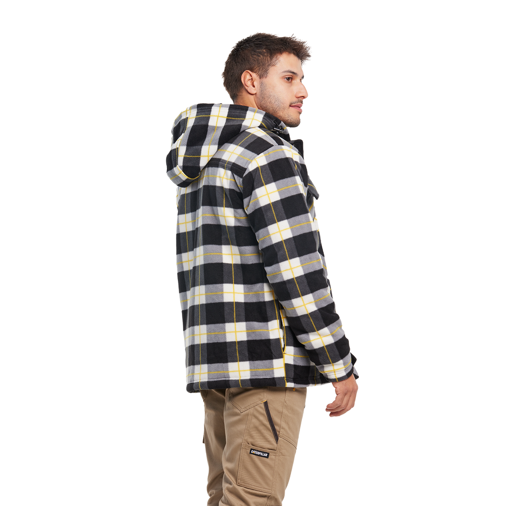 CAT Mens Active Work Jacket (1313058) Inkwell/Black Watch Plaid