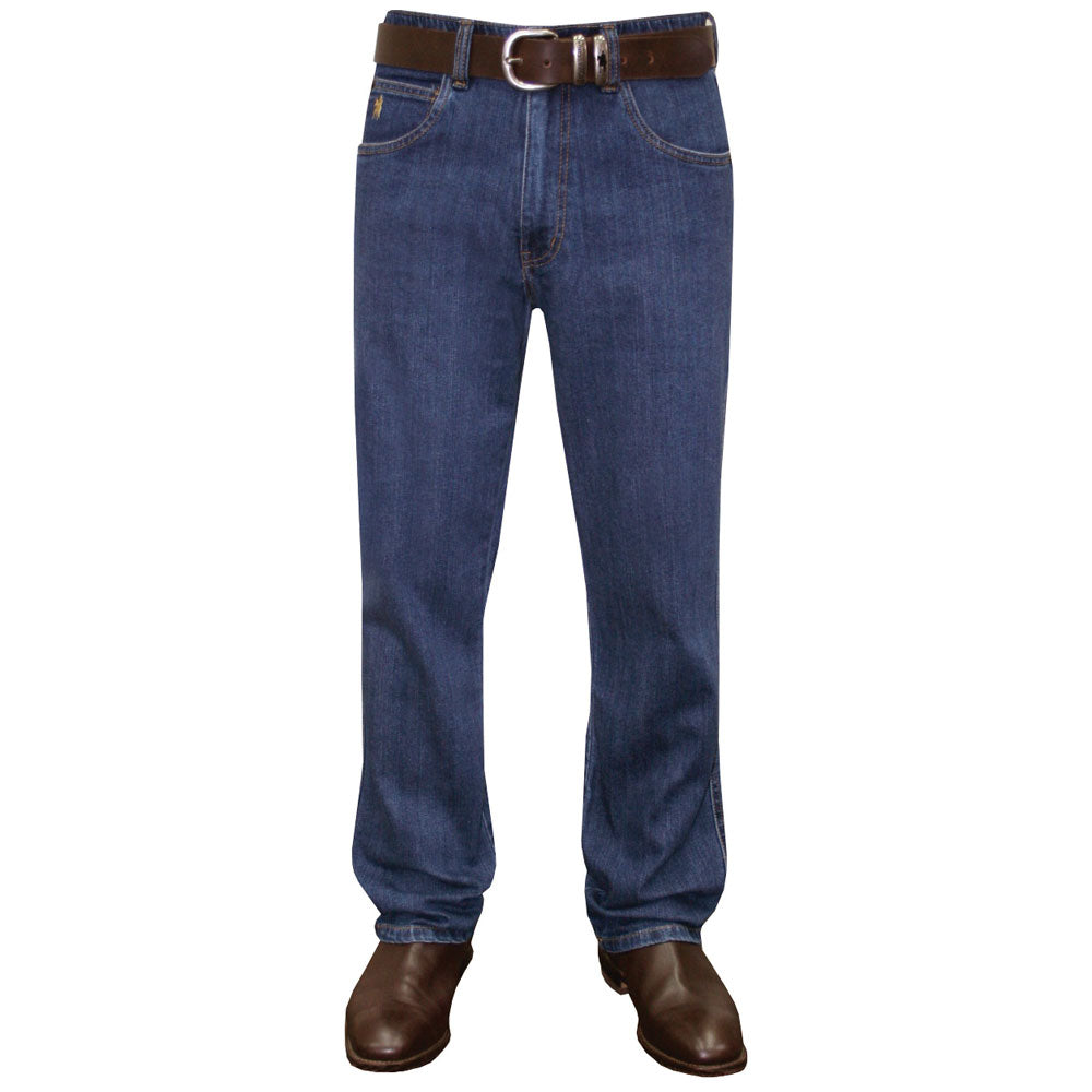 Thomas Cook Mens Stretch Straight Leg Jeans (TCP1230381) Stonewash