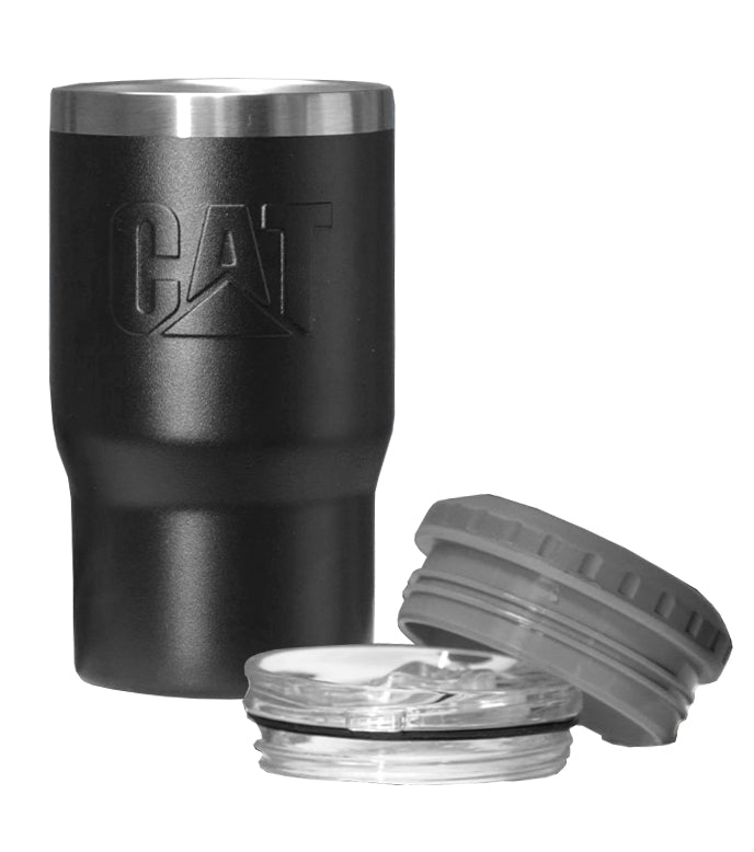 CAT  4in1 Koozie Tumbler 410ml (1T1410) Black