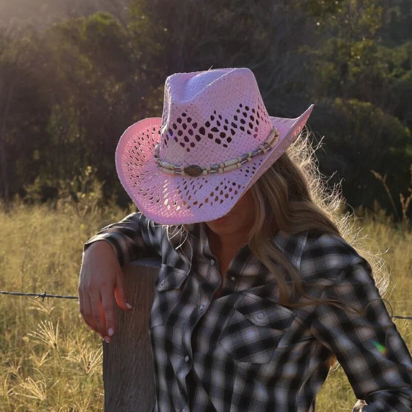 Just Country Womens Cowboy Hat (LU333PNK) Pink