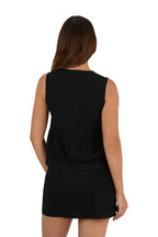 Ringers Western Womens Jynette Tie Front Top (225047RW) Black