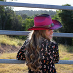 Just Country Womens Cowboy Hat (LU392FUC) Fuchsia