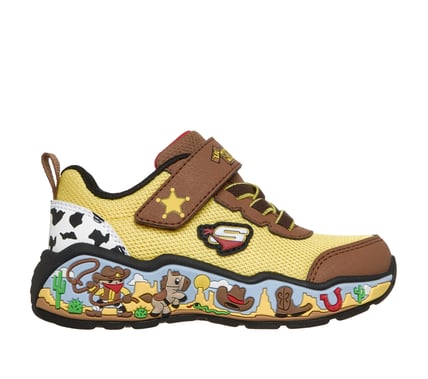 Skechers Toddlers John Deere Play Scene Shoes (407312N) Brown Multi