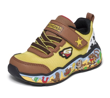 Skechers Toddlers John Deere Play Scene Shoes (407312N) Brown Multi