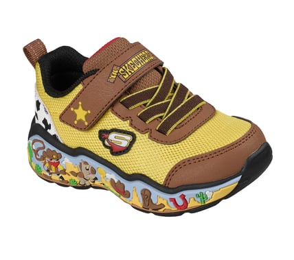 Skechers Toddlers John Deere Play Scene Shoes (407312N) Brown Multi