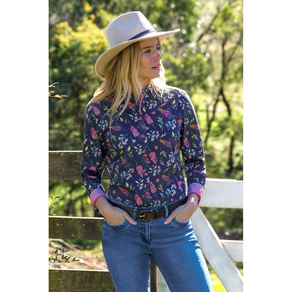 Thomas Cook Womens Serena L/S Shirt (T6W2114064) Navy