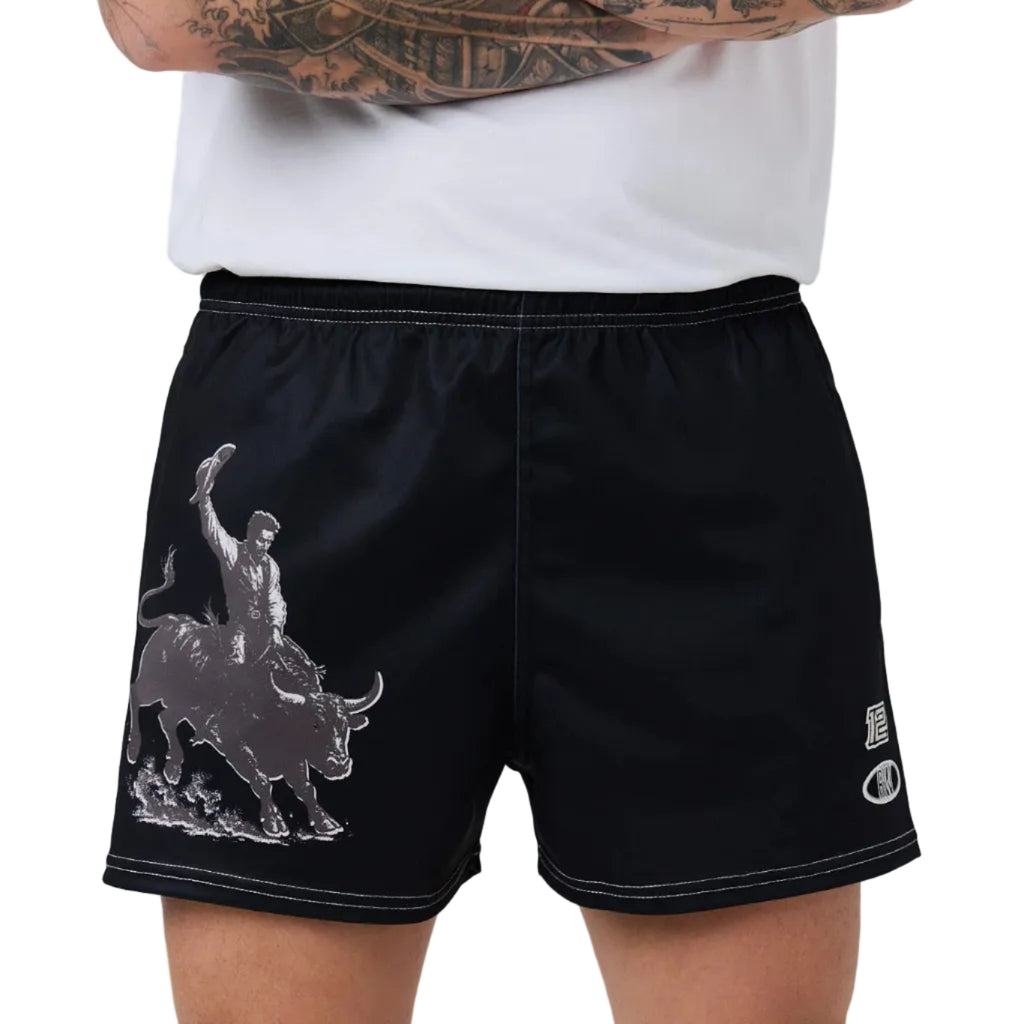 Ringers Western Unisex Dust Devil Unisex Footy Shorts (625109RW)  Black